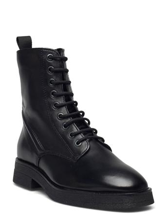 Lace Flatheel Bootie Black Marc O'Polo