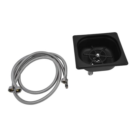 Automatisk glasskyller i rustfritt stål for bar, pub, restaurant, kaffebar, hotell