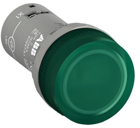 ABB CL2-523G Signallampa 230V AC Grön, Elfördelning & strömförsörjning