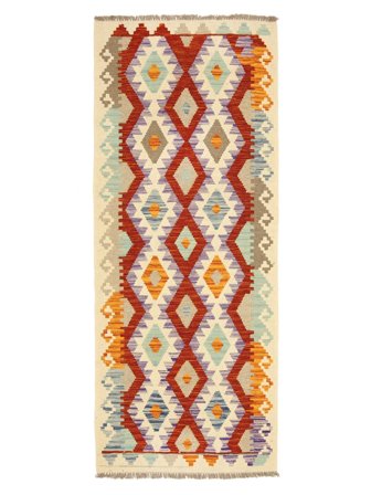 Käsinkudottu Kelim Afghan Old Style Matot 84X200