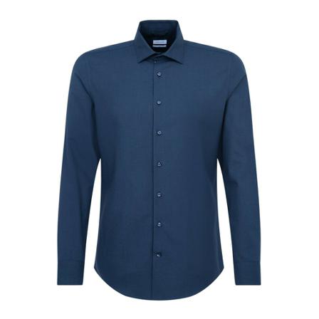 Seidensticker Business Shirt Slim , Blauw , Heren , Maat: 5XL
