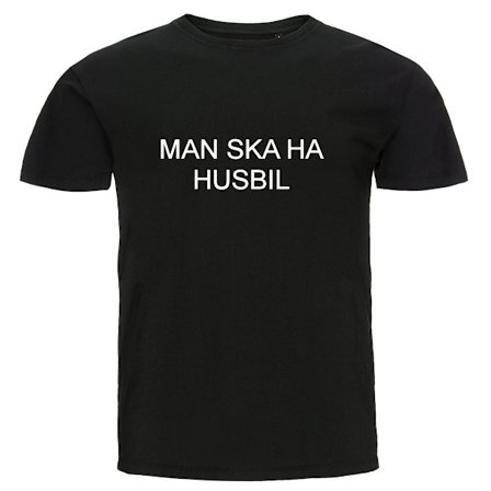 T-shirt - Man ska ha husbil
