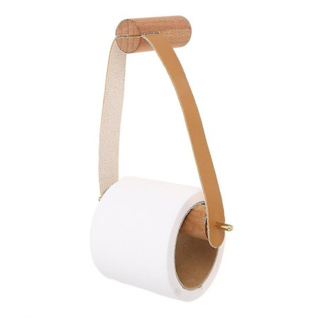 1 sarja puinen rulla wc-paperiteline paperipyyheteline