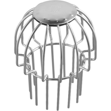 1 STK (75MM) Afløbs Anti-Blokerings Linjehætte Rustfrit Stål Bladbeskyttelse Til Tagterrasse Gulvafløb