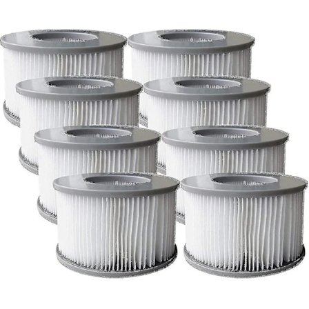 8-pack Premium Ersättningsfilterpatroner för Mspa Badtunnor och Spabad