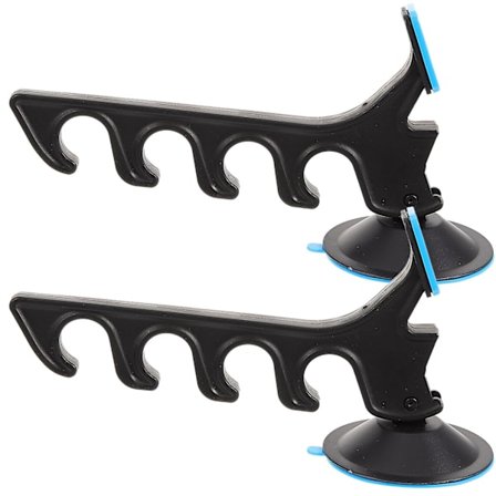 2 stk fiskestangstativ for bil, justerbar fiskestangstativ med sugekopp