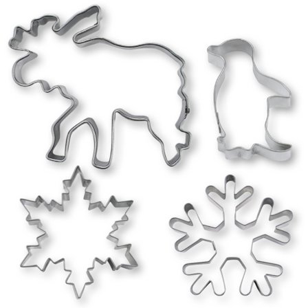 Städter Utstickare Bakformar Vinter 4-delar | Bakning > Kakbakformar > Kakutstickare | Bagaren och Kocken