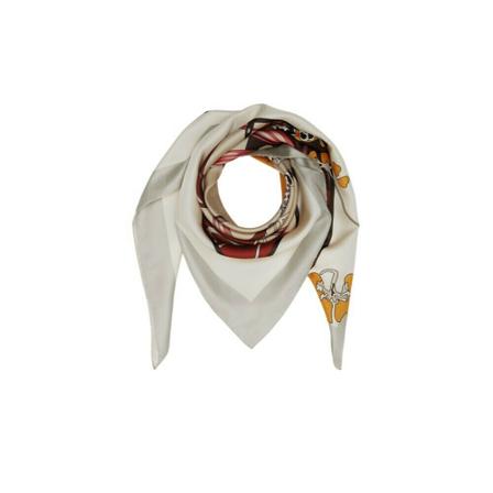 Coccinelle, Silky Scarves Wit, Dames, Maat:ONE Size