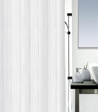 Spirella Primo Dusjforheng hvit 120 x 200 cm, Baderom