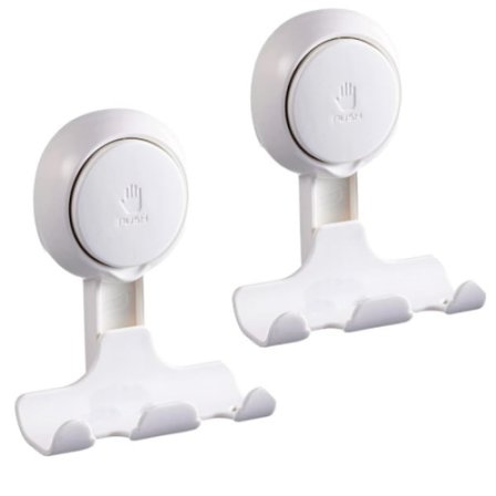 2 stk dusjhylle med sugekopp