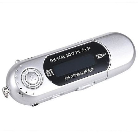 Mini Bærbar USB Digital MP3-spiller, Støtter TF SD-kort FM-radio Hør Musikk