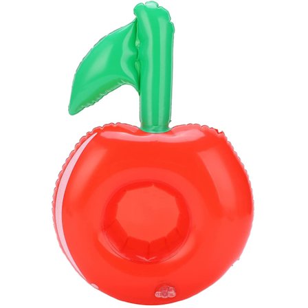 Flytande dryckeshållare, uppblåsbar PVC-triangel dryckeshållare för vatten