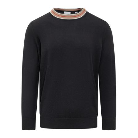 Burberry - Stickade Tröjor & Koftor - Svart - Dam - Storlek: M, Dam, Storlek: M