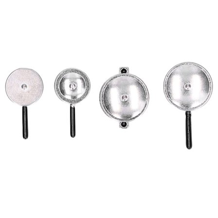 1 12 Dockskåp Metallkastrull Silver Miniatyr Spishäll Köksaccessoar Leksak