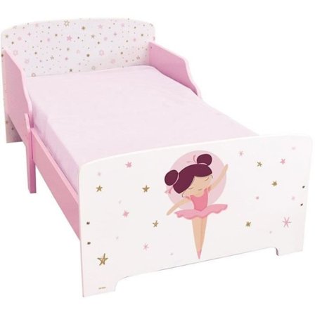 Säng med Slated Box Spring - Ballerina Dancer - Fun House - 140 x 70 cm