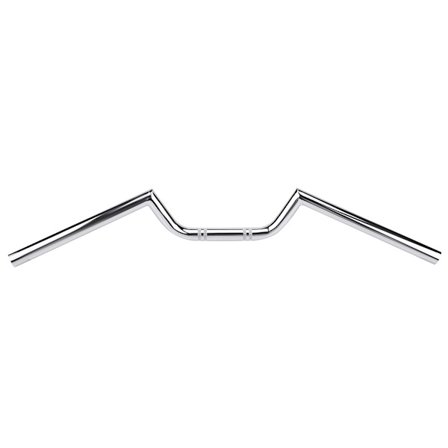 Universaali moottoripyörän jälkiasennusohjaustanko Drag Bar -varaosat (kromi)