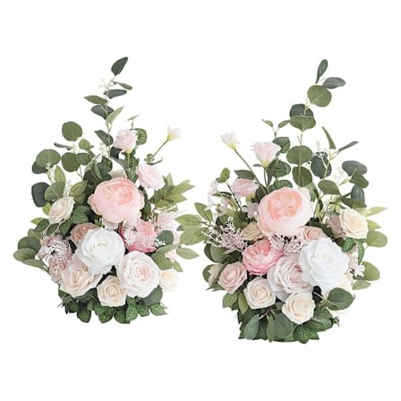 (Rosa) Ett par bröllop semester fest öppen spis gång valv entré dekoration (beställningsanteckning: flygplanslåda förpackning. Förpackningslåda + 3 