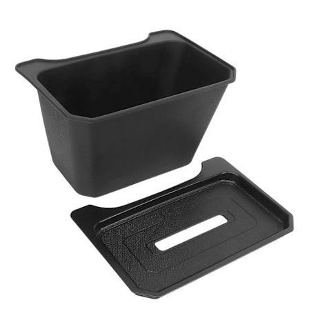 Bagagerumsboks til bil, stor kapacitet, skridsikker, sæderække-arrangør, beholder, erstatning til Tesla Model Y, sort