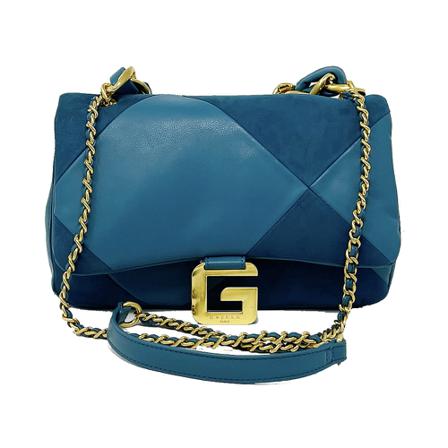 Gaëlle Paris, Cross Body Bags Niebieski, Kobieta, Rozmiar: ONE Size