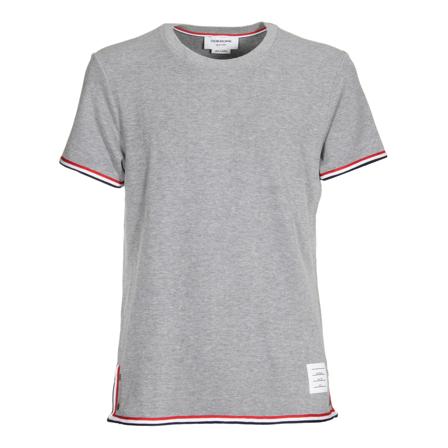 Thom Browne, T-Shirts Szary, Mężczyzna, Rozmiar: XL