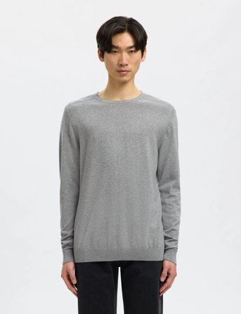 Selected Slmberg Crew Neck Noos - Grey - XL