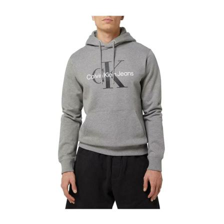 Calvin Klein Sudadera core monogram hoodie Grå, Herre