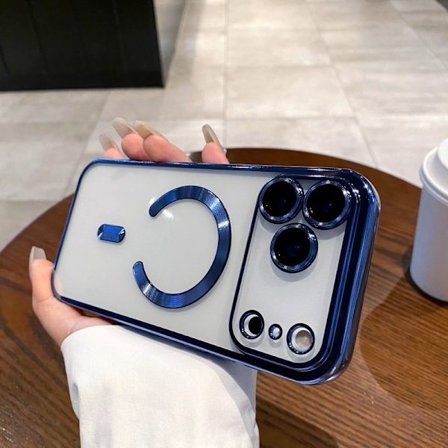 iPhone 17 Pro Max Cover med Magnetisk Kamerabeskyttelse & Trådløs Opladning, Stødsikkert Telefoncover