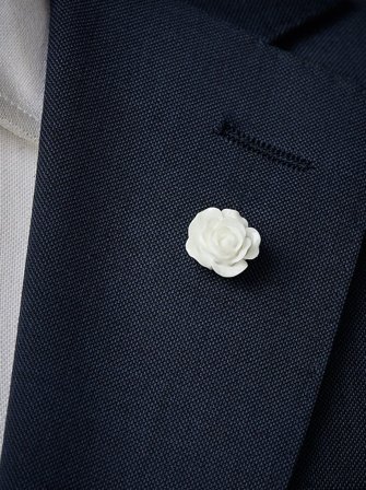 John Henric Men's Weiße Reversnadel Reus Size Onesize