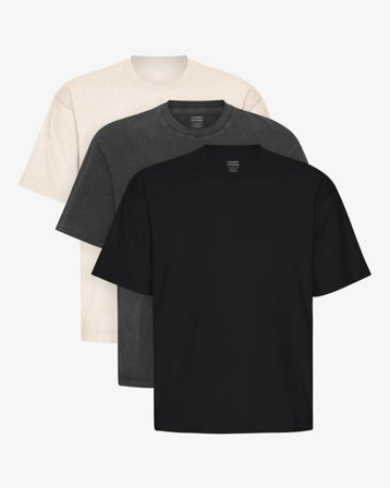 Oversized Organic Tee - Mixed 03 (3-Pack) - Male - S