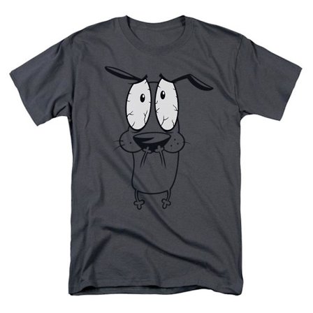 Courage The Cowardly Dog Scared T-shirt