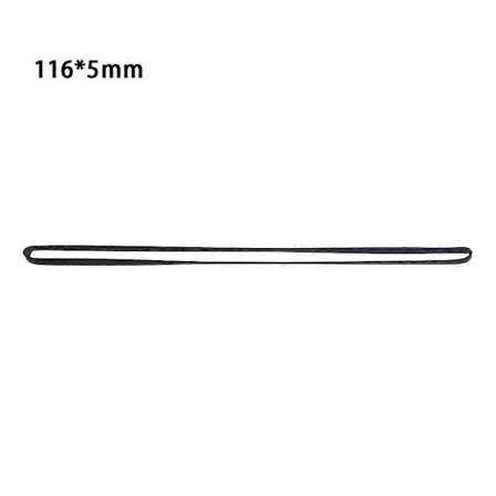 Vetohihna Kumi Levysoitin Vaihteistohihna 5mm Vaihtotarvike paino keskellä 116mm_tfrf