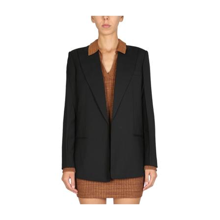 Helmut Lang, Open Blazer Czarny, Kobieta, Rozmiar: M