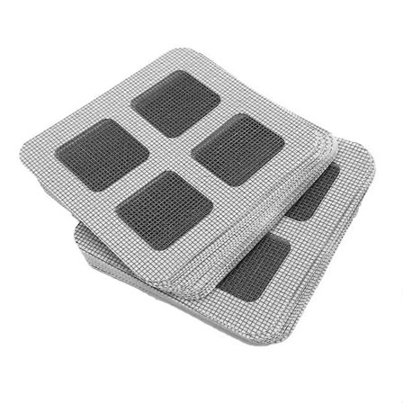 Hårfångare i nät för duschavlopp, diskbänksfilter för badrum och kök, golvbrunn