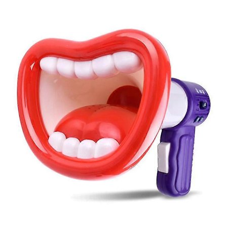 Big Mouth Megafon Legetøj Nyt Megafon Håndholdt Børnehøjtaler Sjov Mikrofon Lydlegetøj