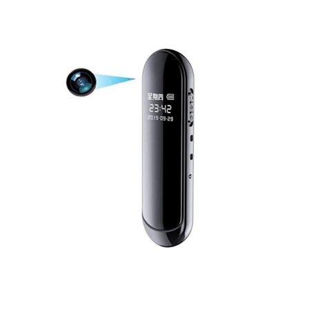 Mini Spionkamera 1080P HD Videokamera Kroppskamera med Video Bärbar Smart Rörelsedetektering Poliskamera YEMAESRE