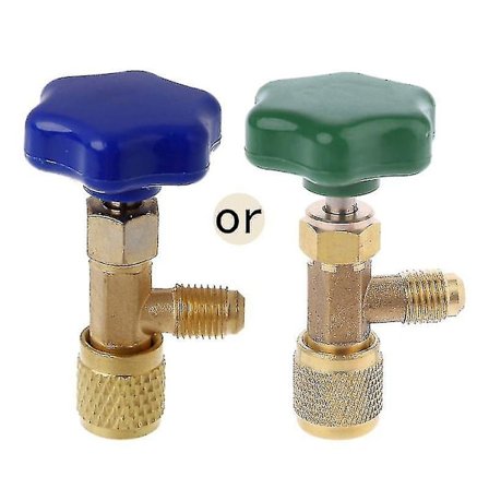 1/4 Sae Auto AC Can Tap Valve Flaskeåpner for R22 R134a R410a Gass Kjølemiddel (bejoey)