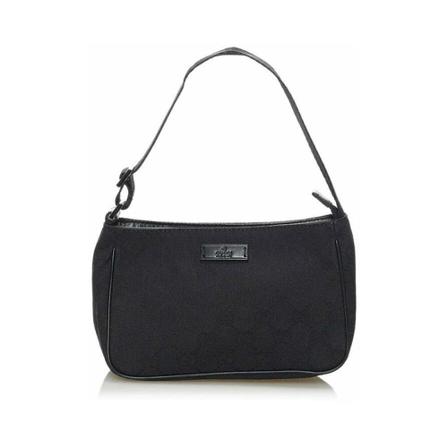 Gucci Vintage, Pre-owned Handbags Zwart, Dames, Maat:ONE Size,Canvas