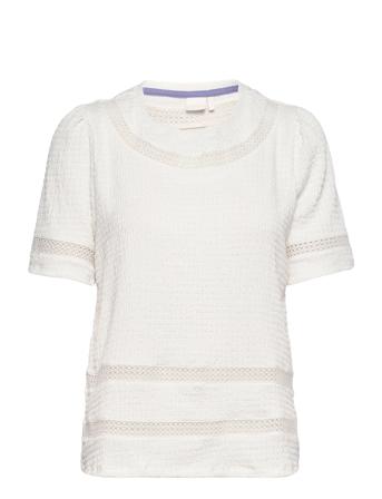 Nudesi T-Shirt T-shirt Top Hvid Nümph