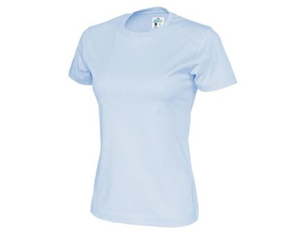 Cottover T-Shirt dam GOTS sky blue M - Lyreco - Arbetskläder - Arbetströjor - T-shirts