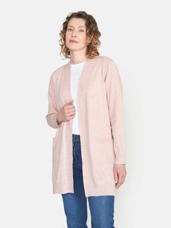 BRANDTEX - Cardigan - Lys Rosa