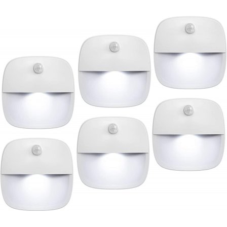 Opgraderet version Bevægelsessensor Lys, Trådløs Batteridrevet LED Nat L