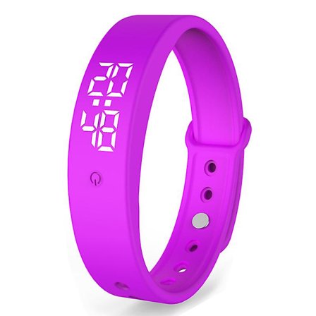 Vibrationslarm Påminnelseklocka, Med Upp Till 6 Personliga Larm Eller Pillerminnelser Per Dag Med Kroppstemperaturmätningsfunktion