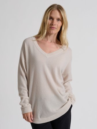 Kashmina - Kashmirgenser "Alva" - perlemor - Size XS