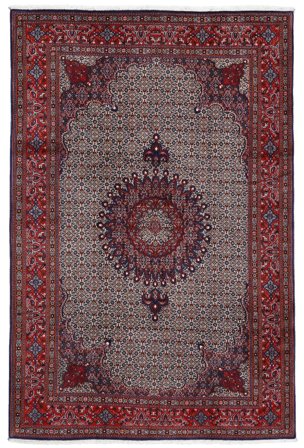 Orientalischer Moud Teppich 205X310 Wolle, Persien