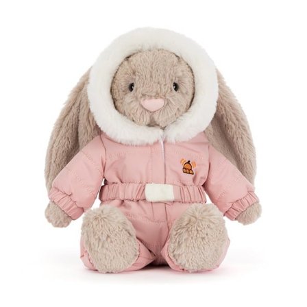 Jellycat Bashful Bunny Snødress Myk Leke, 30 cm