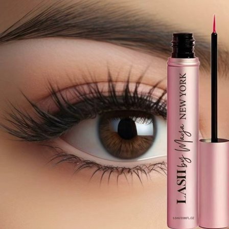 To 3 ml øyenvippeserum er inkludert; de er milde, effektive og irriterer ikke huden.