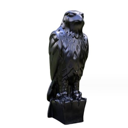 Falcon Statue Prop Resin Eagle Figur Hjem Desktop Dekoration