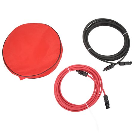 Solcelleforlengelseskabel med hunn- og hannkontakter Solpanel Kobbertråd for RV Solbatterier 10AWG 3 meter/9,8 fot