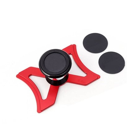 Telefonholder til bil, luftventil, 360-graders roterende mobiltelefonholder til Audi A3 / S3 Rød