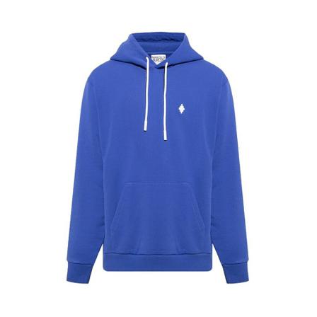 Marcelo Burlon Hoodies Blå, Herre